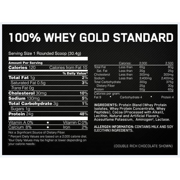 GOLD STANDARD 100% WHEY // 4.54kg Optimum Nutrition NTS Newtown Supplement Store Sydney