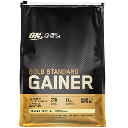 GOLD STANDARD GAINER // 4.67kg Optimum Nutrition Vanilla NTS Newtown Supplement Store Sydney