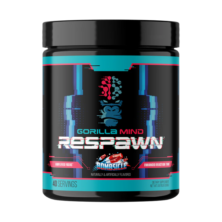 Gorilla Mind Respawn // Advanced Focus, Energy Formula Gorilla Mind Bombsicle NTS Newtown Supplement Store Sydney
