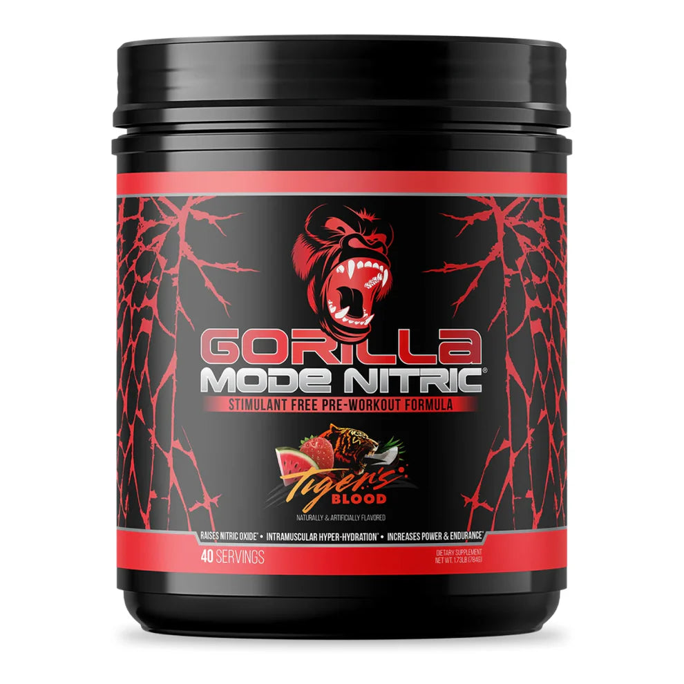 Gorilla Mode Nitric // Stimulant-Free Pump & Performance Formula Gorilla Mind Tigers Blood NTS Newtown Supplement Store Sydney