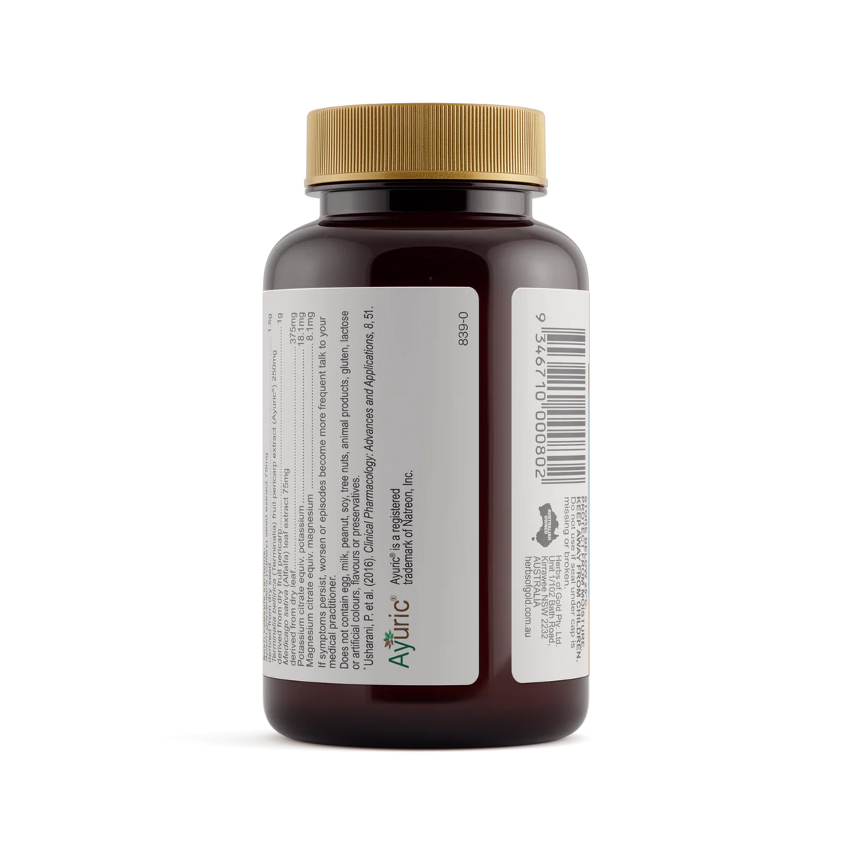 Gout Relief Complex // Anti-Inflammatory 60 caps Herbs of Gold NTS Newtown Supplement Store Sydney