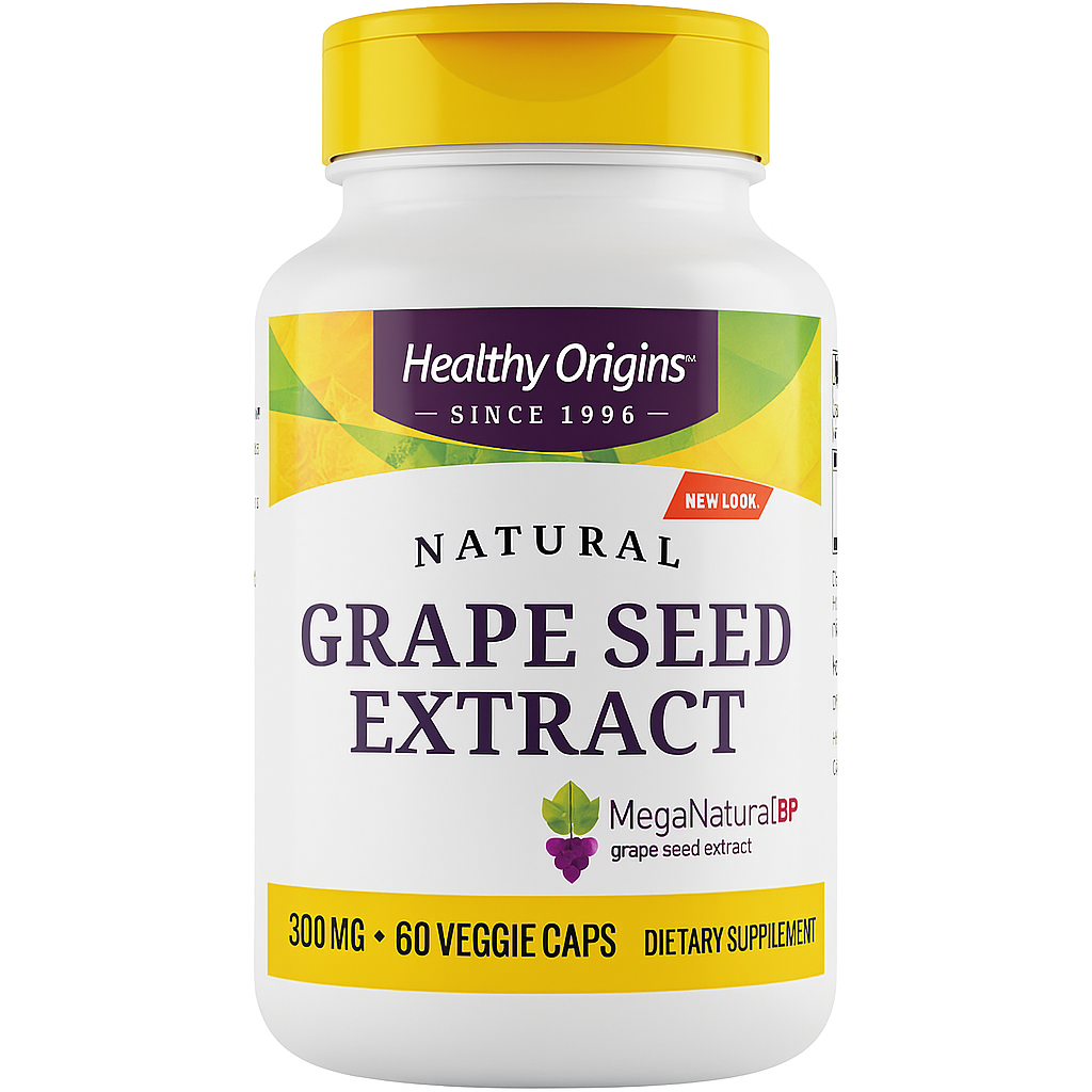 Grape Seed Extract  300 mg // 60 Caps Healthy Origins NTS Newtown Supplement Store Sydney