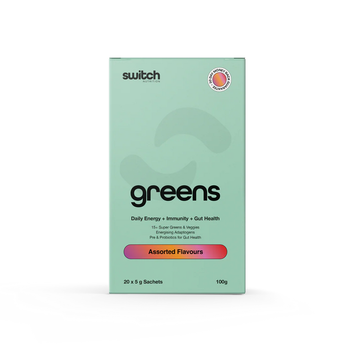 Greend // Daily Energy + Immunity + Gut Health SWITCH Assorted Flavours NTS Newtown Supplement Store Sydney