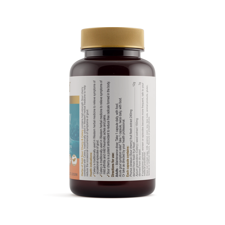 Herbs of Gold // Sour Cherry &amp; Celery Herbs of Gold NTS Newtown Supplement Store Sydney