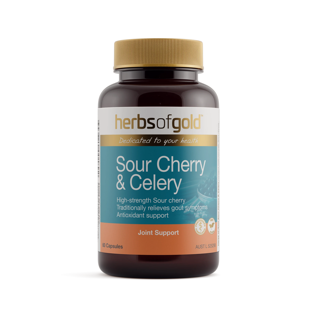 Herbs of Gold // Sour Cherry &amp; Celery Herbs of Gold NTS Newtown Supplement Store Sydney