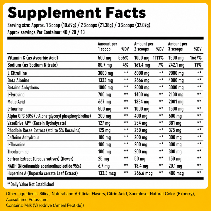 HTLT Pre-Workout 3.0 // Premium Performance Pre-Workout Formula HTLT NTS Newtown Supplement Store Sydney