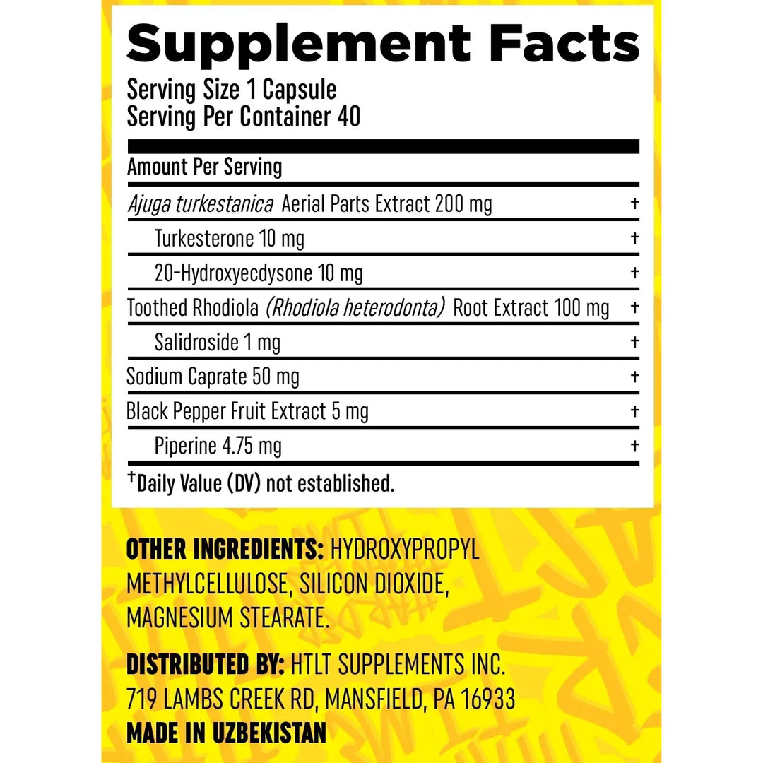 HTLT Turk Builder MAX // Authentic Uzbek Turkesterone HTLT NTS Newtown Supplement Store Sydney