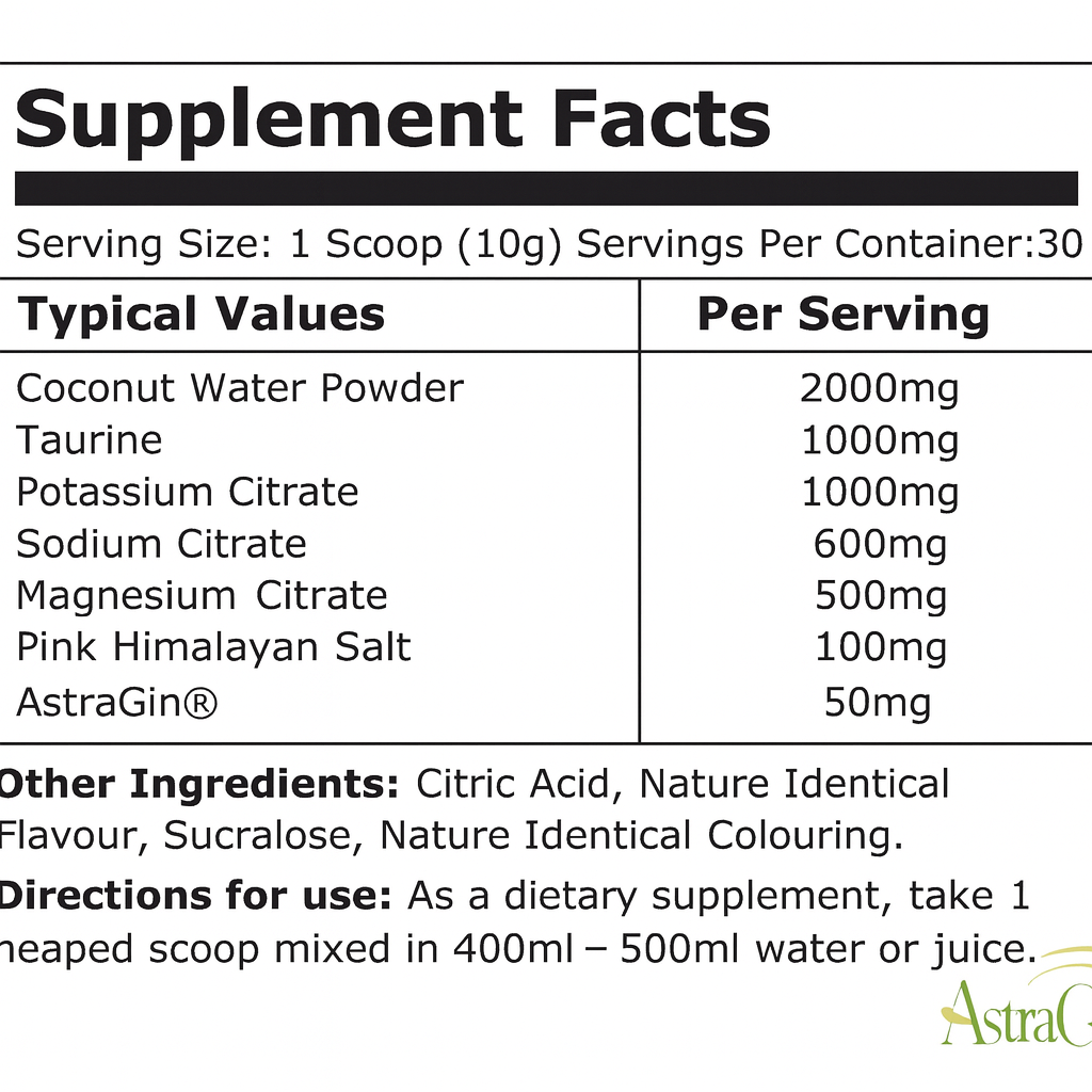 Hydrate // 25 Serves Mamba Nutrition NTS Newtown Supplement Store Sydney