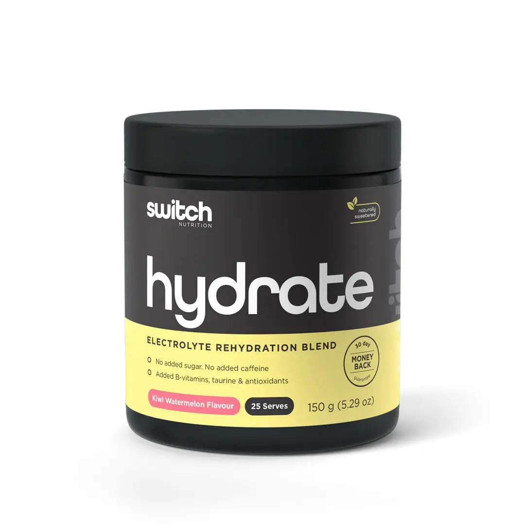 Hydrate Electrolytes // 25 Srv Tub SWITCH Kiwi Watermelon NTS Newtown Supplement Store Sydney