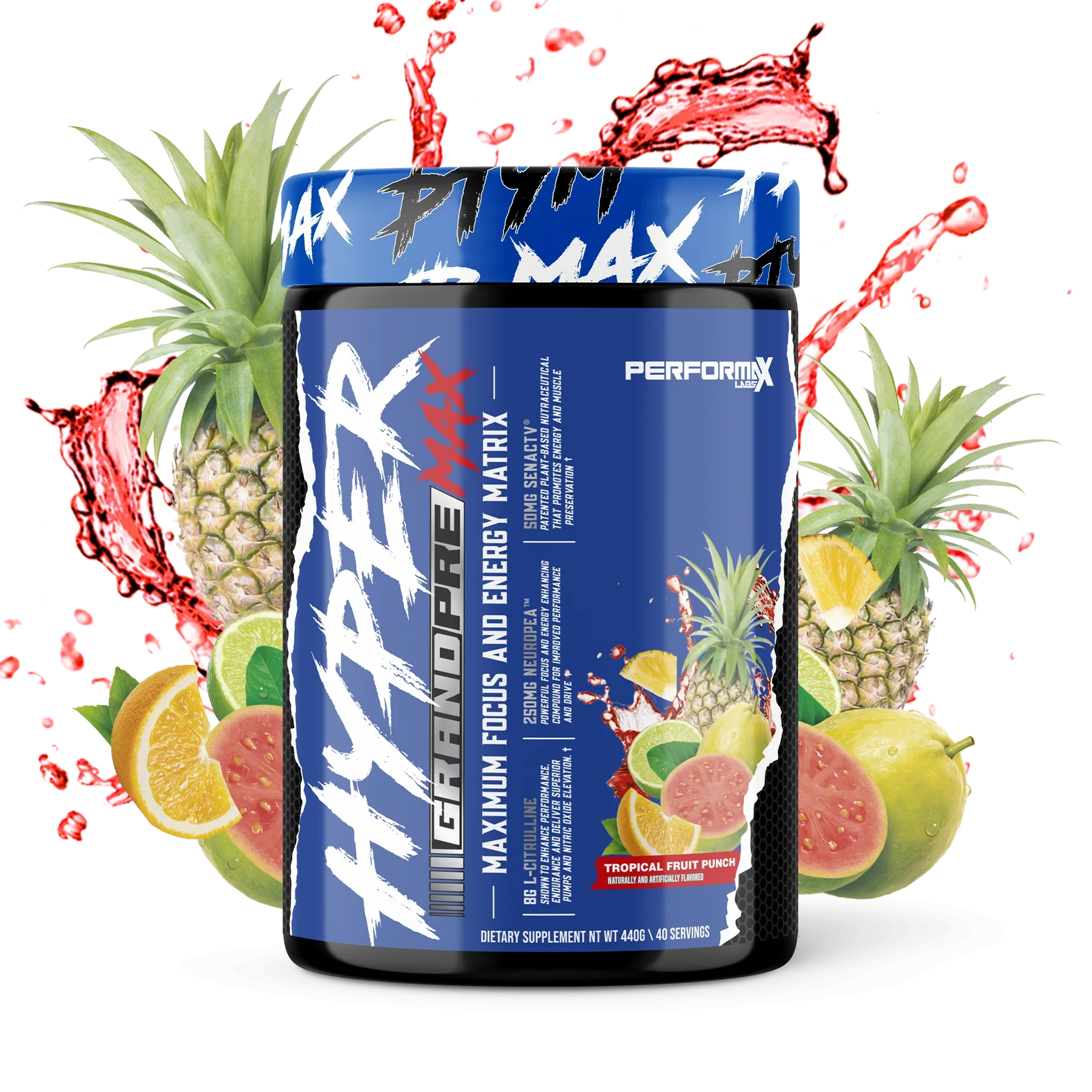 HYPER Grand Pre MAX // Maximum Training Matrix (40/20 scoops) PerforMax Labs Tropical Fruit Punch NTS Newtown Supplement Store Sydney