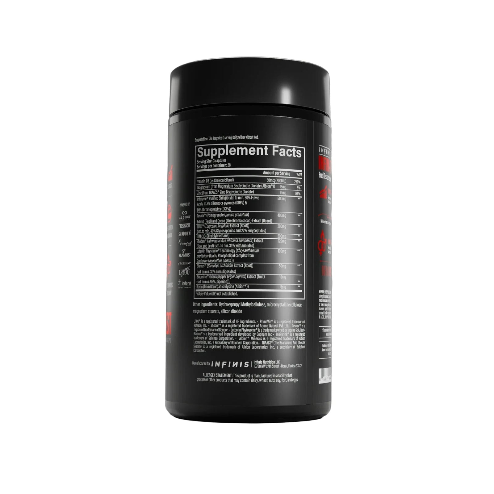 INFINI-TEST Infinis Nutrition NTS Newtown Supplement Store Sydney