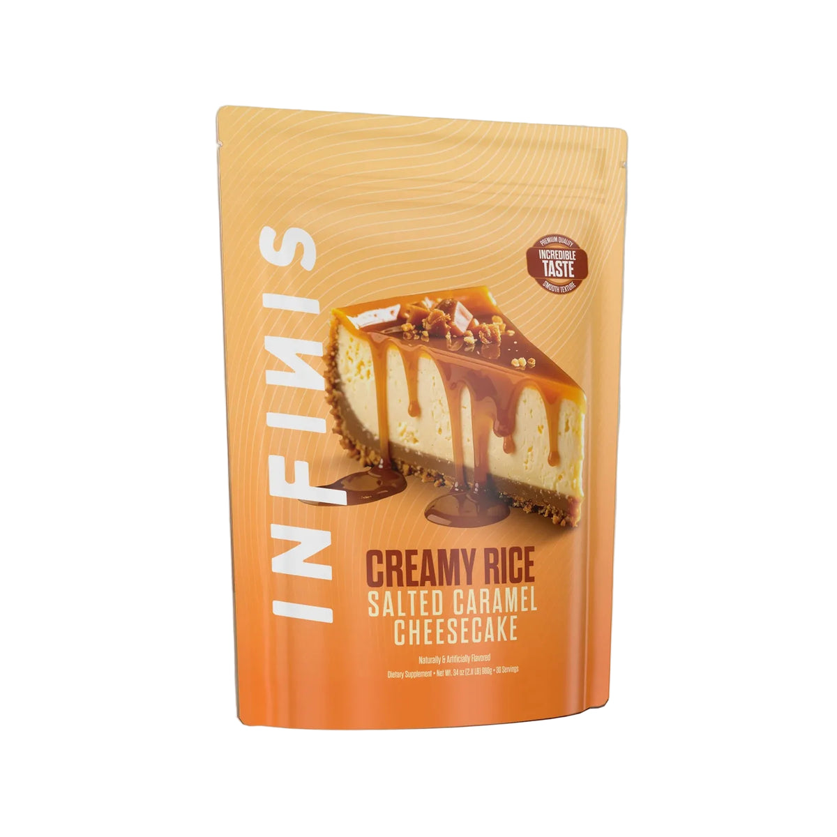 Infinis Creamy Rice // Cream of Rice fast digesting carb source Infinis Nutrition Salted Caramel Cheesecake NTS Newtown Supplement Store Sydney
