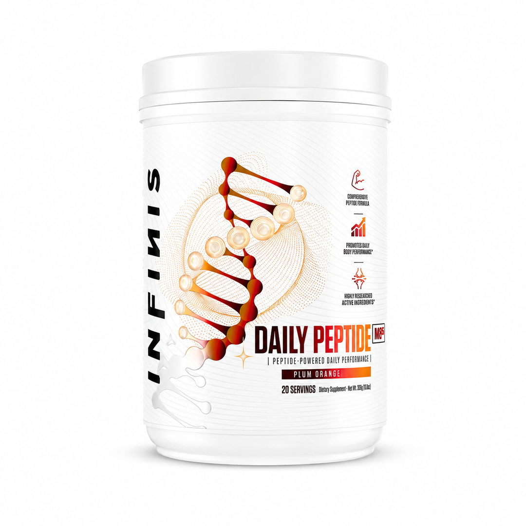 Infinis Nutrition Daily Peptide M85 // Performance &amp; Recovery Infinis Nutrition Peach Ice Tea NTS Newtown Supplement Store Sydney