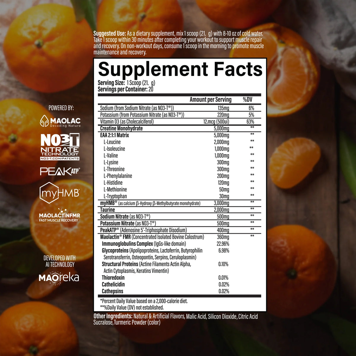 Infinis REGENX // EAA + Creatine + HMB + Peak ATP + Colostrum Infinis Nutrition Tangerine Juice, NTS Newtown Supplement Store Sydney