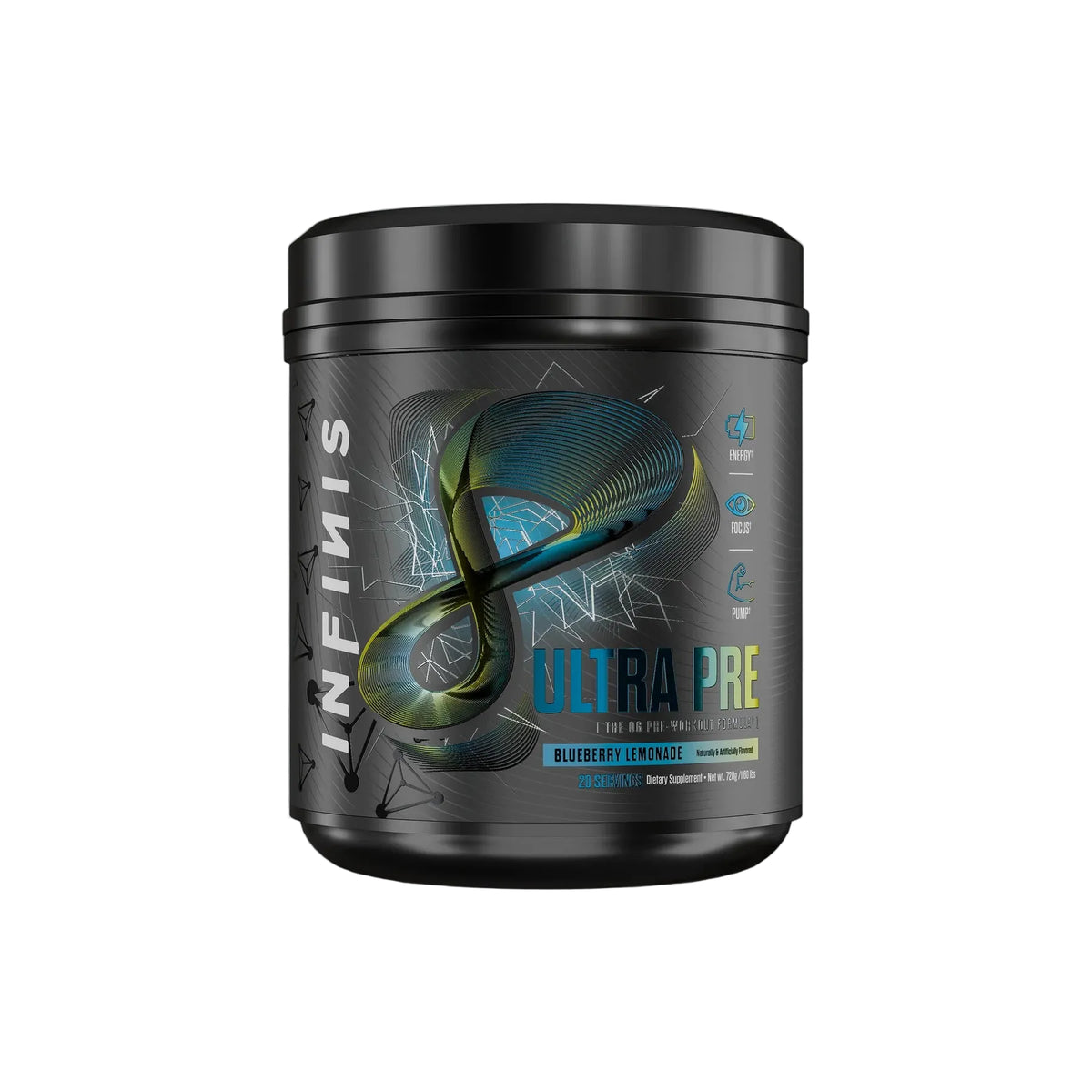 Infinis Ultra Pre // All-in-One Pre-Workout Infinis Nutrition Blueberry Lemonde NTS Newtown Supplement Store Sydney