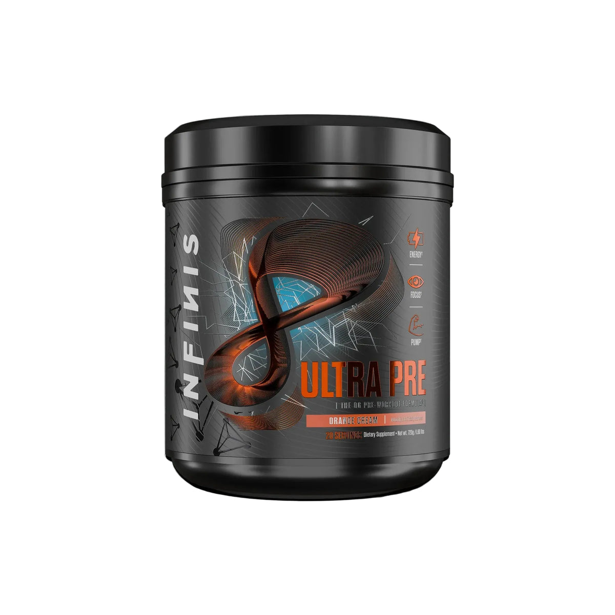 Infinis Ultra Pre // All-in-One Pre-Workout Infinis Nutrition Orange Cream NTS Newtown Supplement Store Sydney