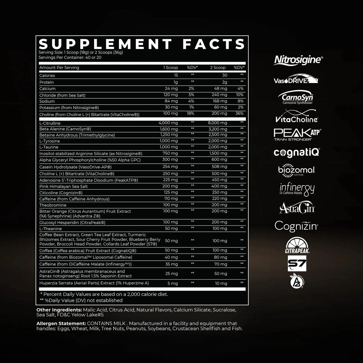 INFINIS ULTRA PRE-WORKOUT Infinis Nutrition NTS Newtown Supplement Store Sydney