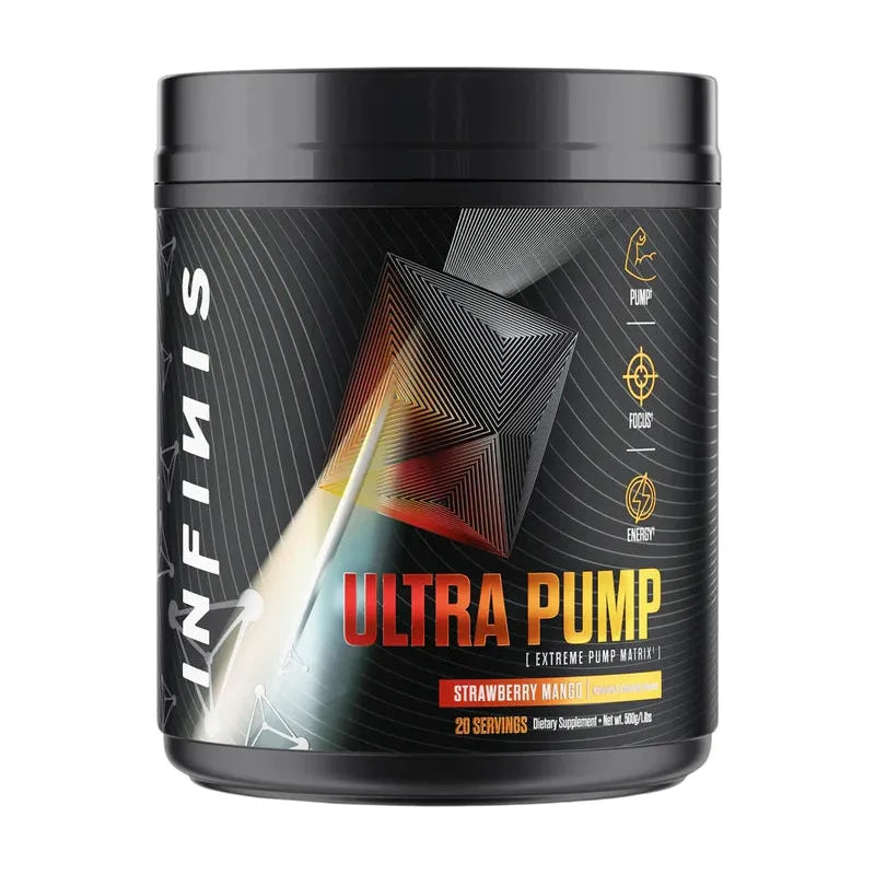 INFINIS ULTRA PUMP // Non Stim Pre Infinis Nutrition Strawberry Mango NTS Newtown Supplement Store Sydney