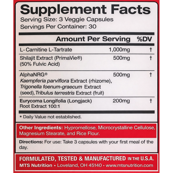 Insurgent // Daily Male Support Formula MTS NTS Newtown Supplement Store Sydney