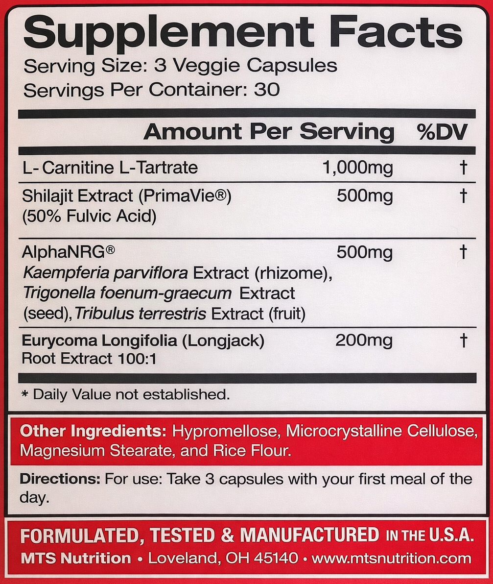 Insurgent // Daily Male Support Formula MTS NTS Newtown Supplement Store Sydney
