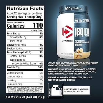 ISO100 20 Serve // Hydrolyzed Whey Protein Isolate Dymatize Nutrition NTS Newtown Supplement Store Sydney
