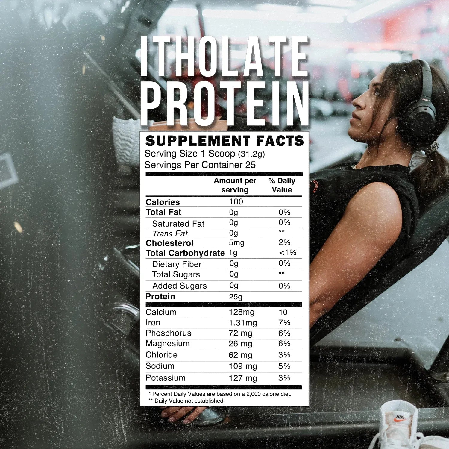 ITHOLATE Protein // Whey Protein Isolate 25 servings RAW NTS Newtown Supplement Store Sydney