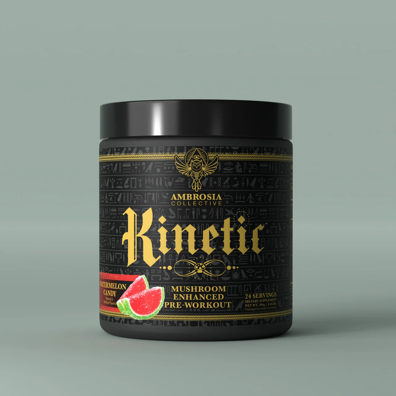 KINETIC // Mushroom-Enhanced Pre-Workout Ambrosia Watermelon Candy NTS Newtown Supplement Store Sydney