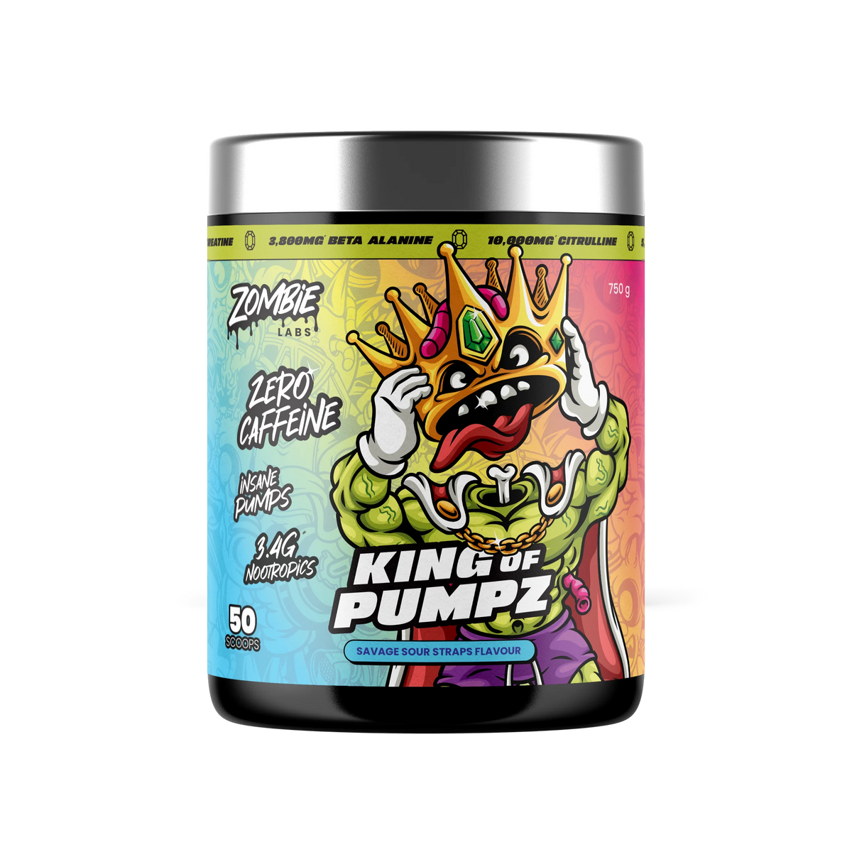KING OF PUMPZ // Non-Stim Pre-Workout Zombie Labs NTS Newtown Supplement Store Sydney