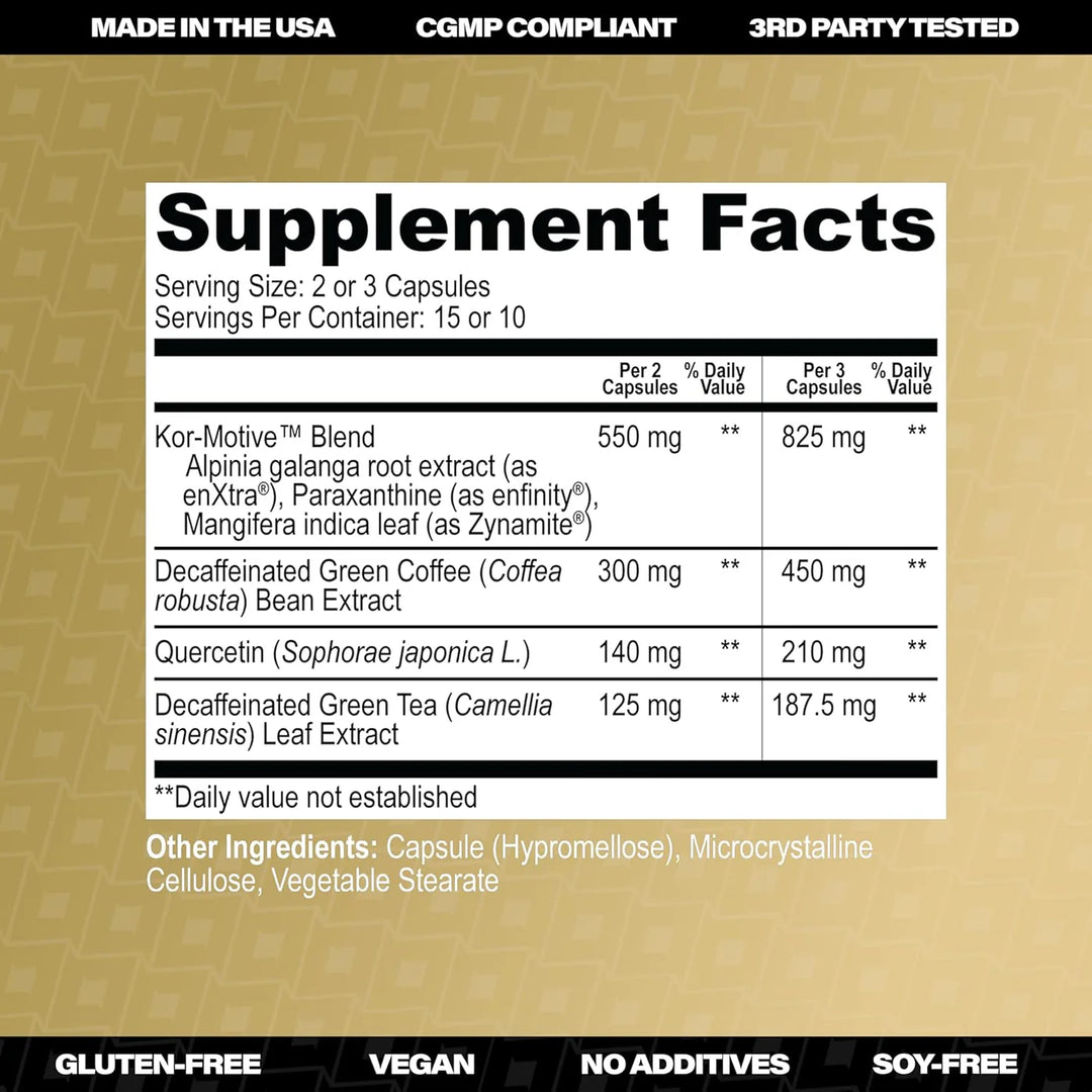 KORRECT Energy // 30 Capsules Korrect Life NTS Newtown Supplement Store Sydney