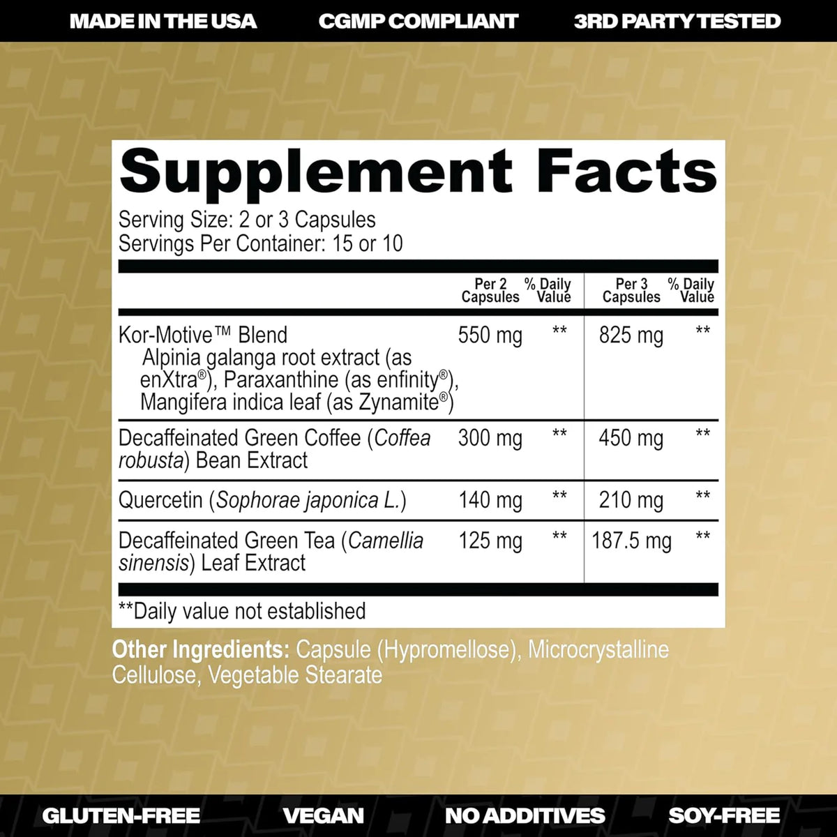 KORRECT Energy // 30 Capsules Korrect Life NTS Newtown Supplement Store Sydney