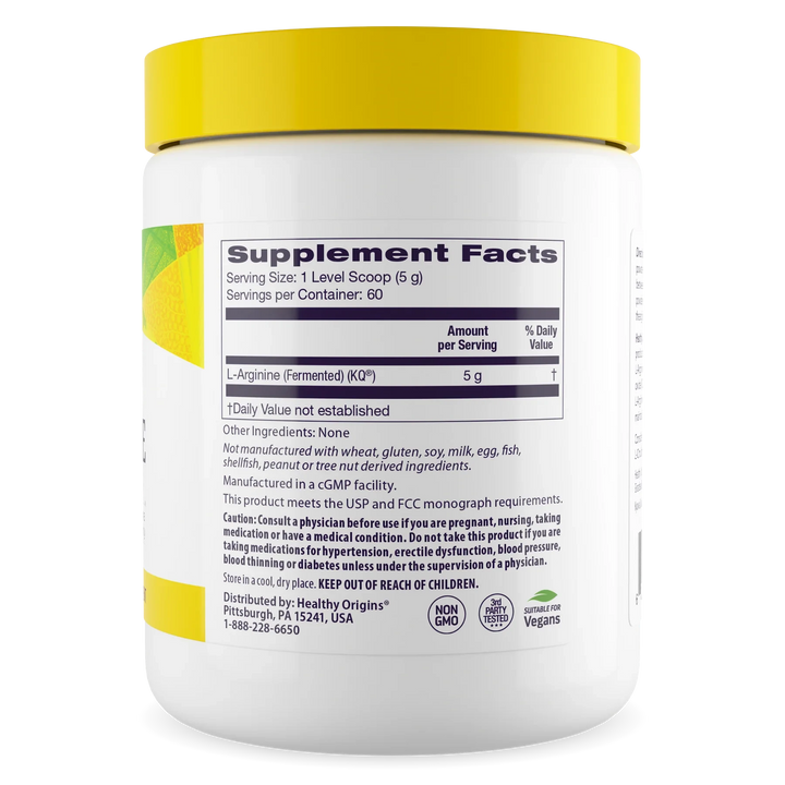 L-Arginine Kyowa Quality // 300g Healthy Origins NTS Newtown Supplement Store Sydney