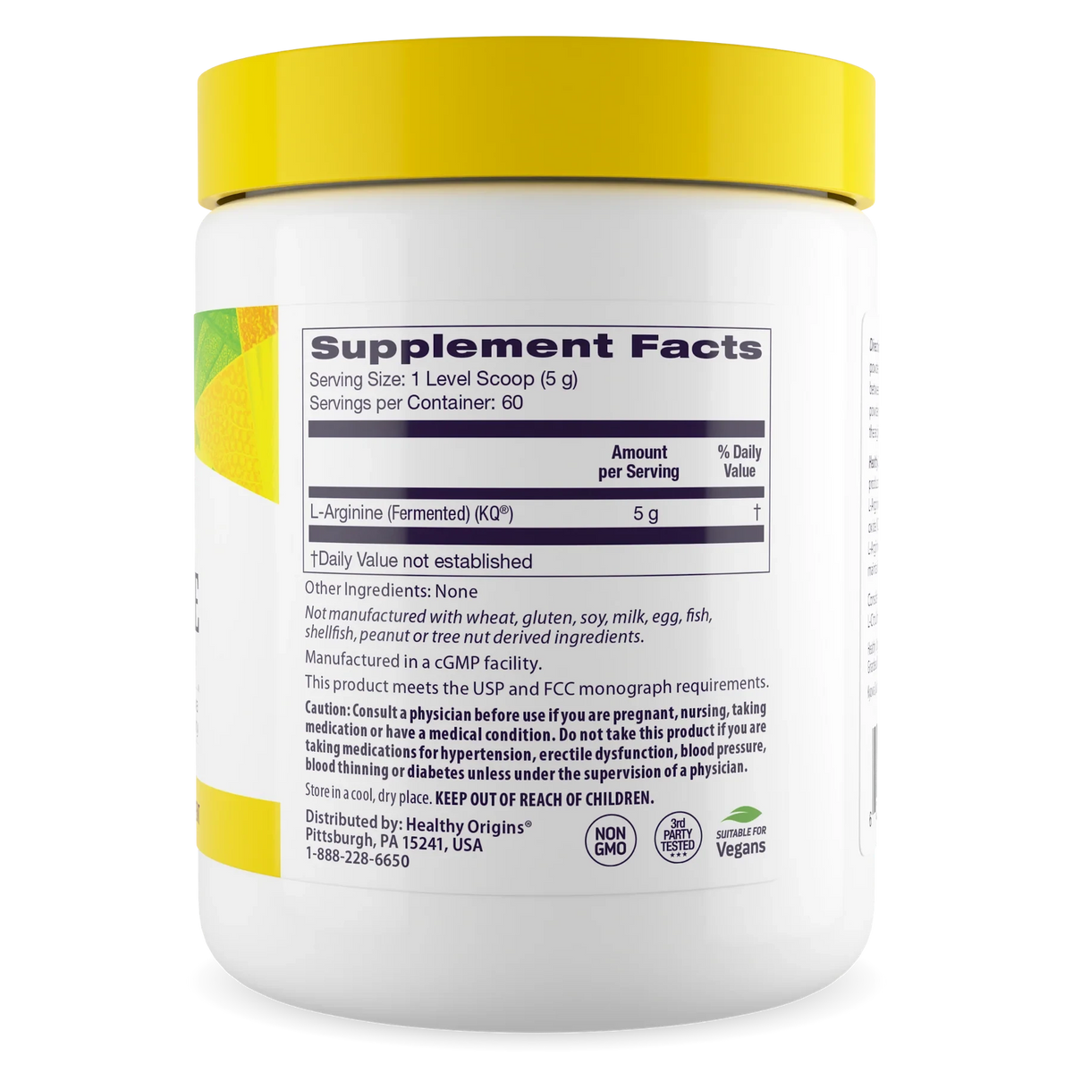 L-Arginine Kyowa Quality // 300g Healthy Origins NTS Newtown Supplement Store Sydney