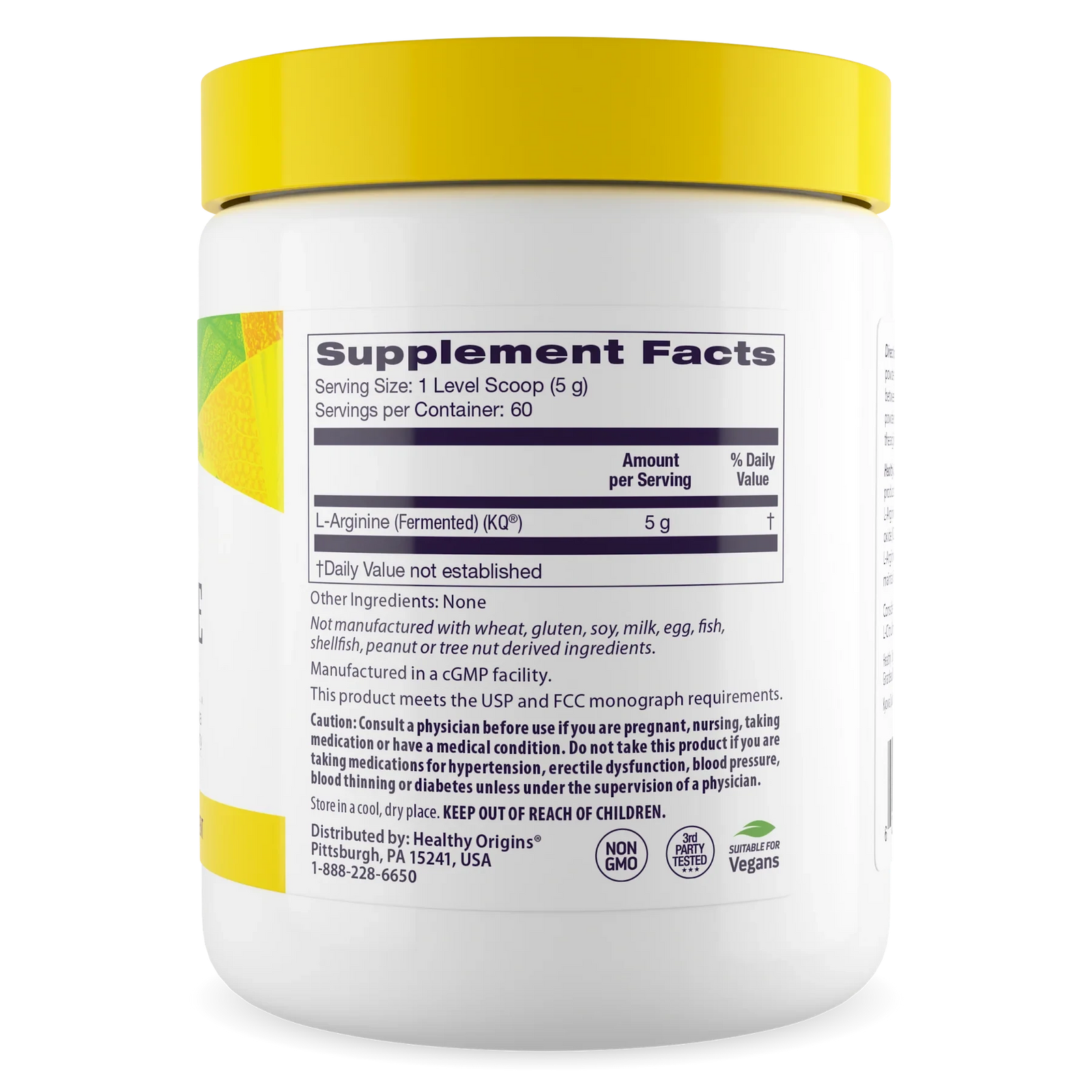 L-Arginine Kyowa Quality // 300g Healthy Origins NTS Newtown Supplement Store Sydney