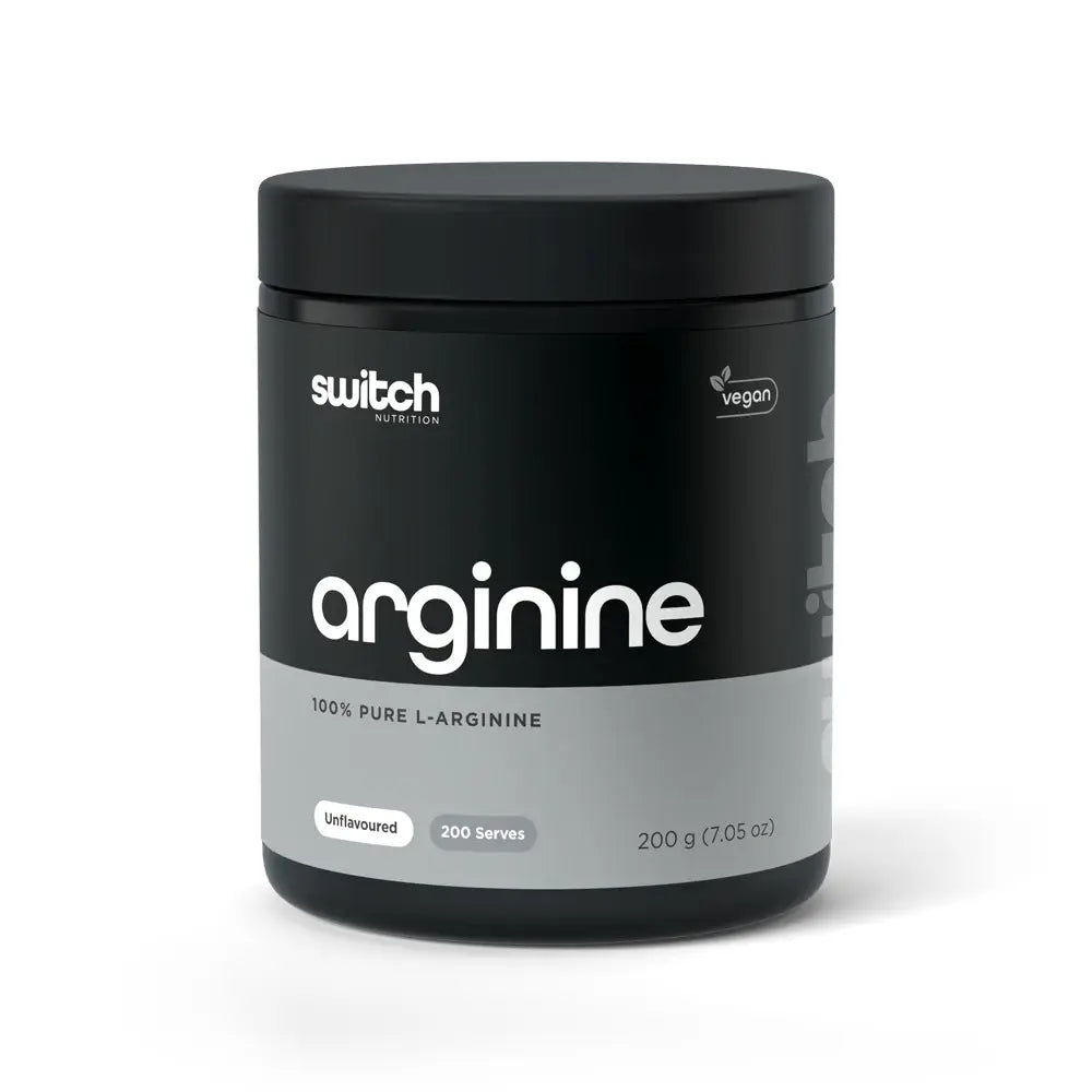 L-Arginine SWITCH// 100% Pure 200 serves SWITCH NTS Newtown Supplement Store Sydney