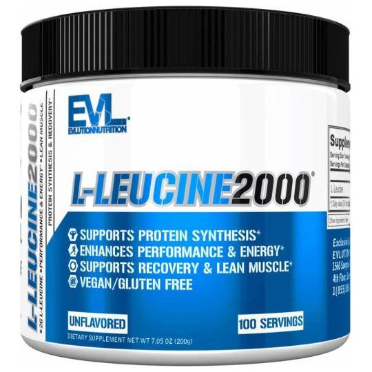 L-Leucine // 2000mg Evlution Nutrition NTS Newtown Supplement Store Sydney