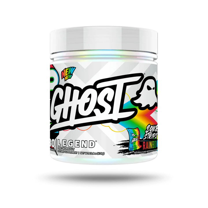GHOST LGND V4 // 30 Servings GHOST Sour Strips Rainbow NTS Newtown Supplement Store Sydney