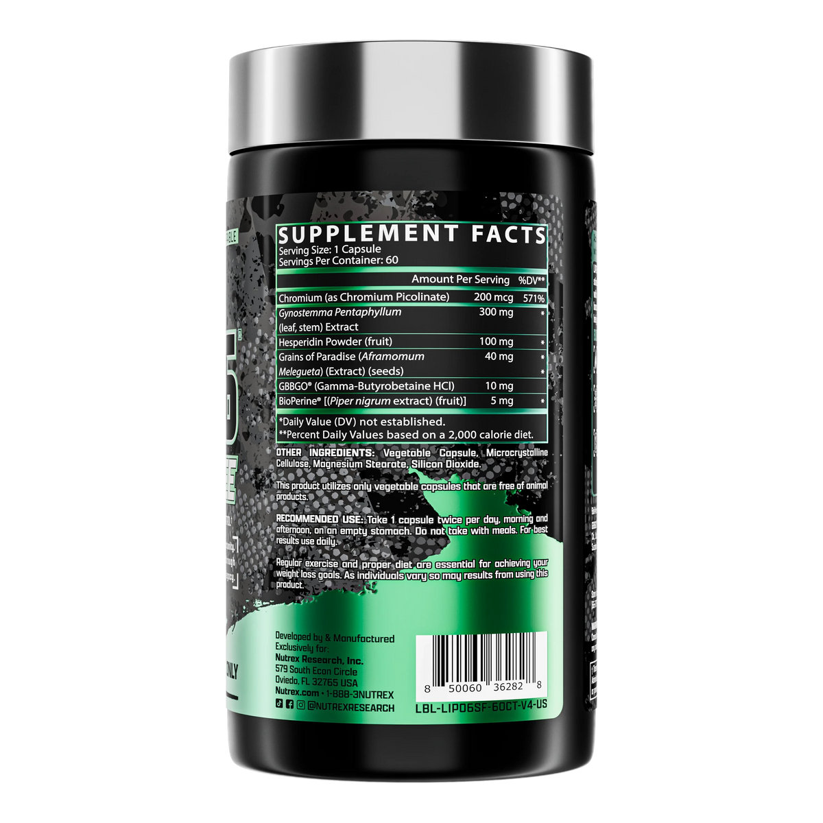 LIPO6 STIM-FREE // 60 Caps Nutrex NTS Newtown Supplement Store Sydney