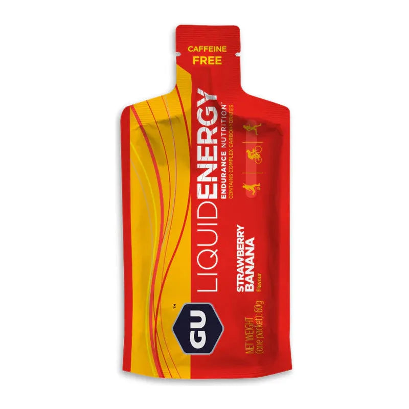 LIQUID ENERGY // Caffeine Free Complex Carbohydrate GU Strawberry Banana NTS Newtown Supplement Store Sydney