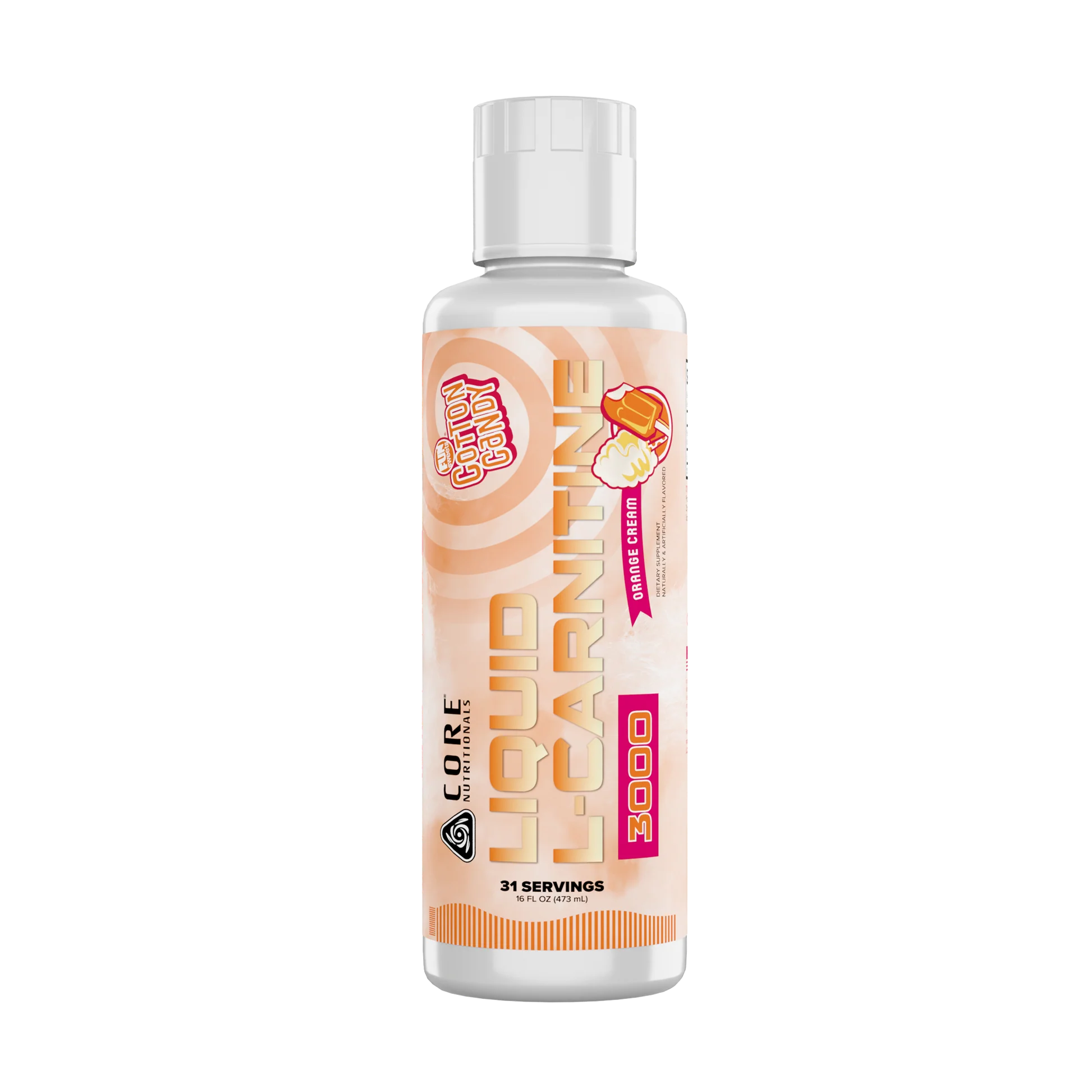 Liquid L-Carnitine // 3000mg Per Serve Core Nutritionals Orange Cream NTS Newtown Supplement Store Sydney
