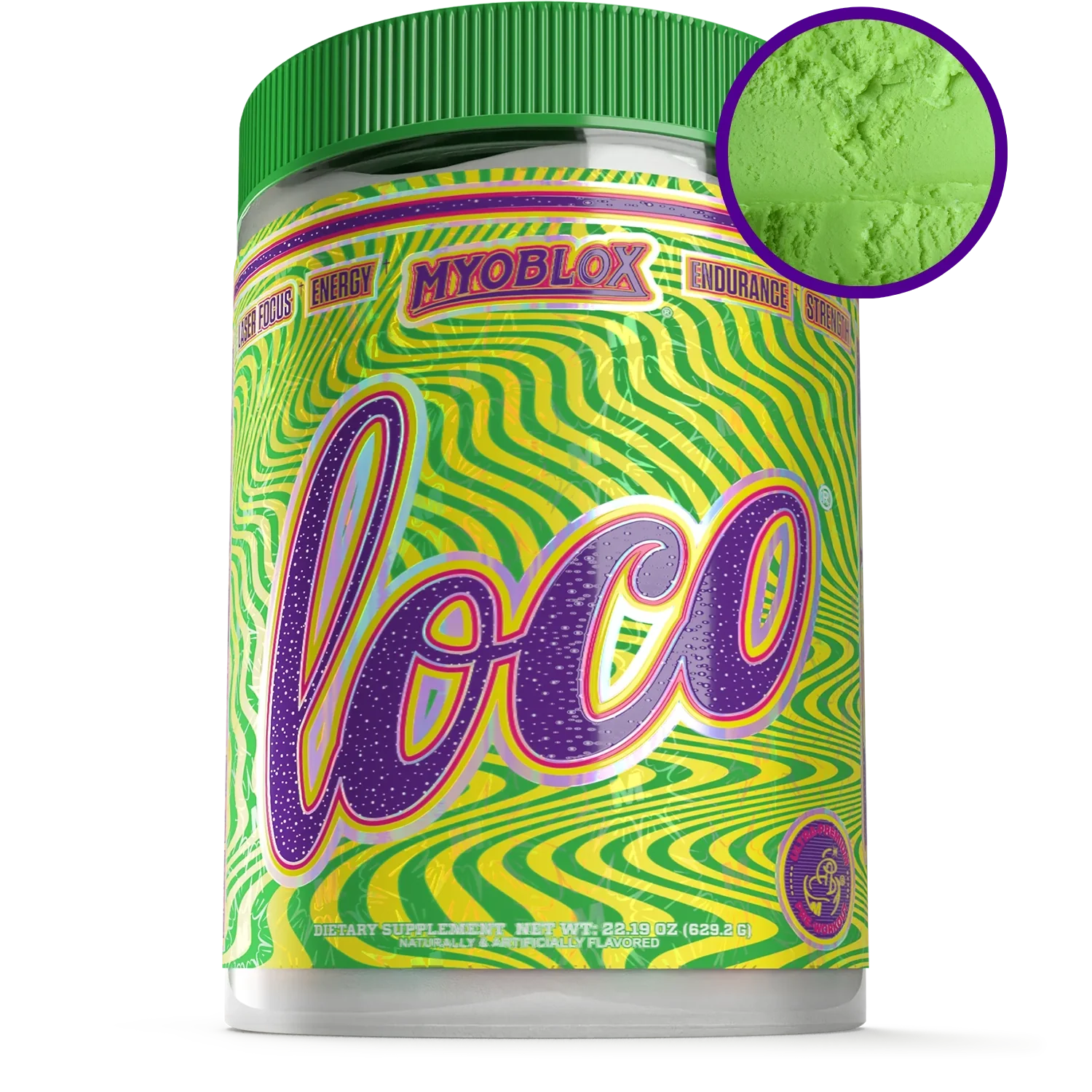 LOCO® // Pre Workout Myoblox Gorilla Juice (Lemon Lime Sherbert) NTS Newtown Supplement Store Sydney