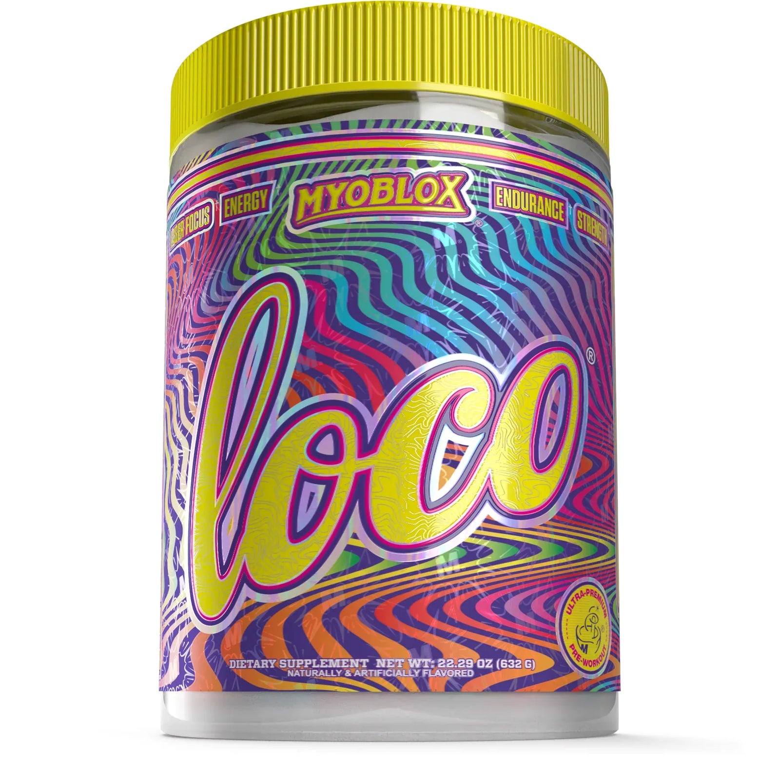 LOCO® // Pre Workout Myoblox Rainbow Haze (Rainbow Candy) NTS Newtown Supplement Store Sydney