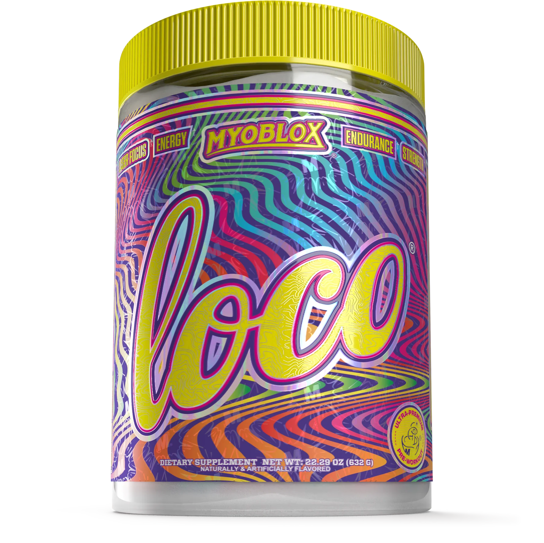 LOCO® // Pre Workout Myoblox Rainbow Haze (Rainbow Candy) NTS Newtown Supplement Store Sydney