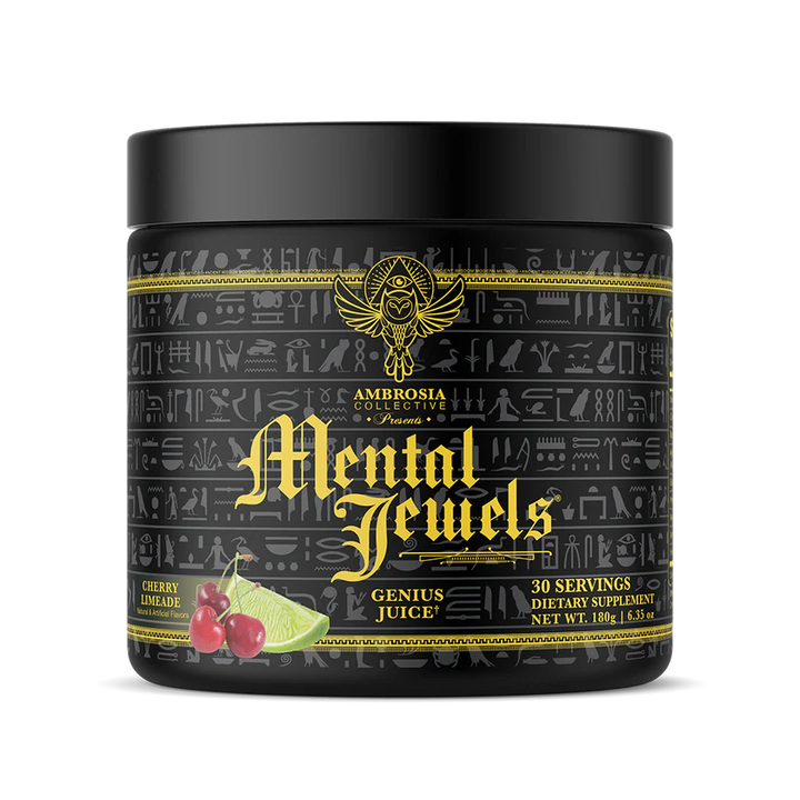 Mental Jewels® // Premium Cognitive-Style Drink Mix Ambrosia Cherry Limeade (Powder) NTS Newtown Supplement Store Sydney