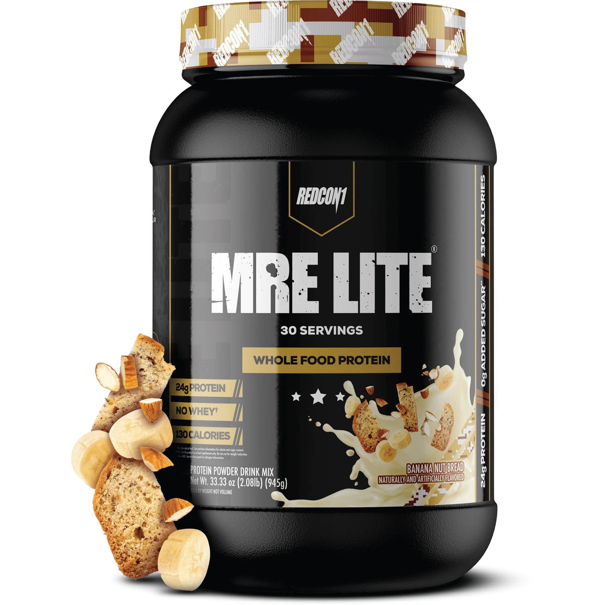 MRE LITE // No Whey - Whole Food Protein 30 Serves REDCON1 Banana Nut Bread NTS Newtown Supplement Store Sydney