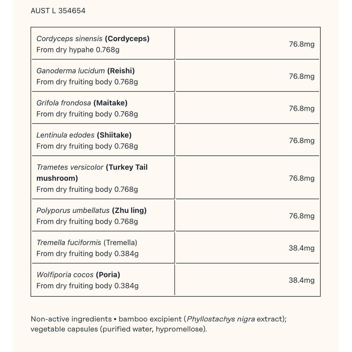 Mushroom M8 // 120 caps SuperFeast NTS Newtown Supplement Store Sydney