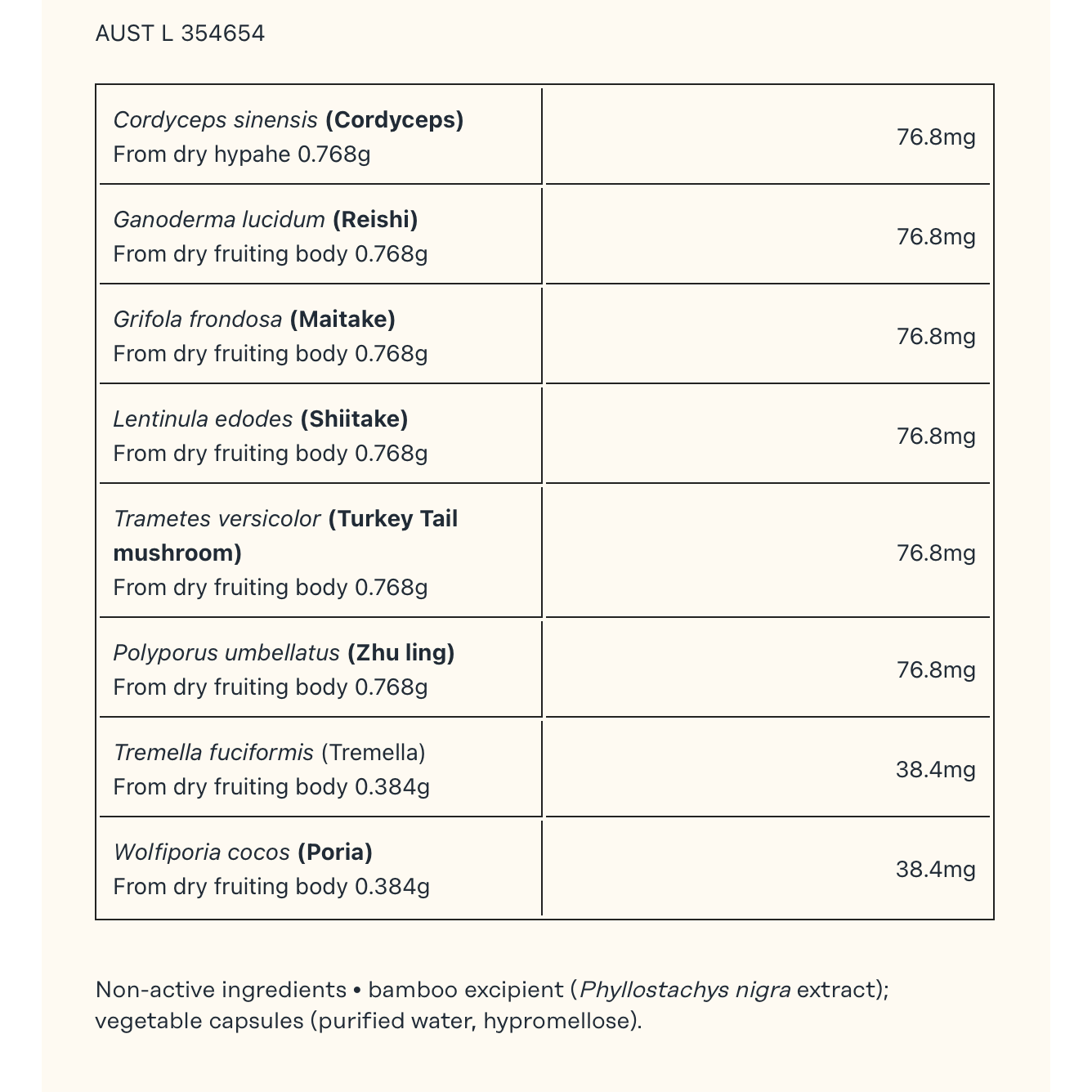 Mushroom M8 // 120 caps SuperFeast NTS Newtown Supplement Store Sydney