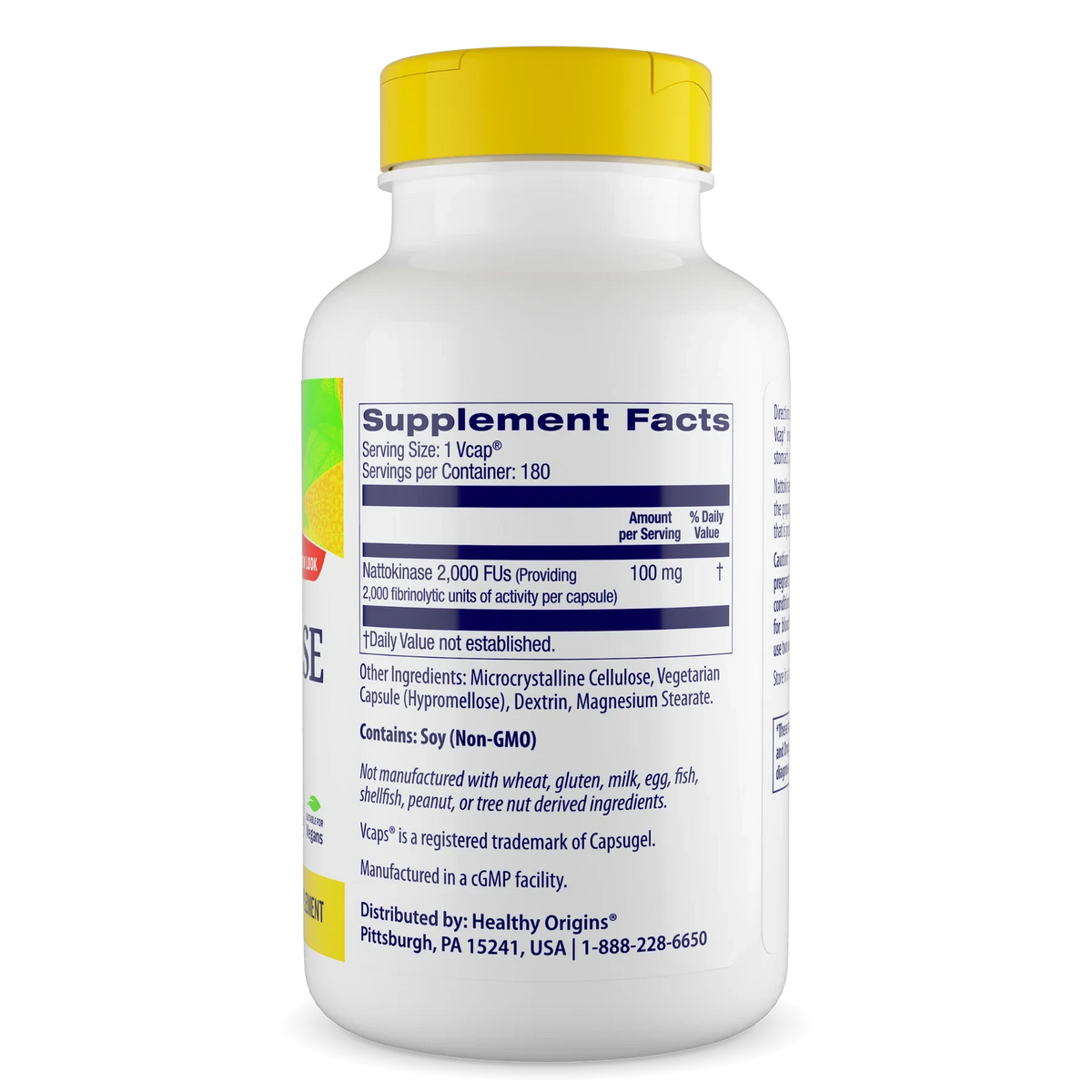 Nattokinase 2,000FUs // 100mg Healthy Origins NTS Newtown Supplement Store Sydney