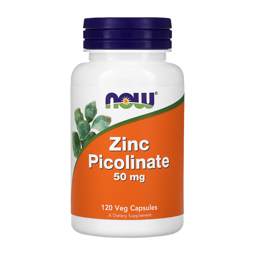 Now Zinc Picolinate 50mg // 120 veg capsules Now Foods NTS Newtown Supplement Store Sydney