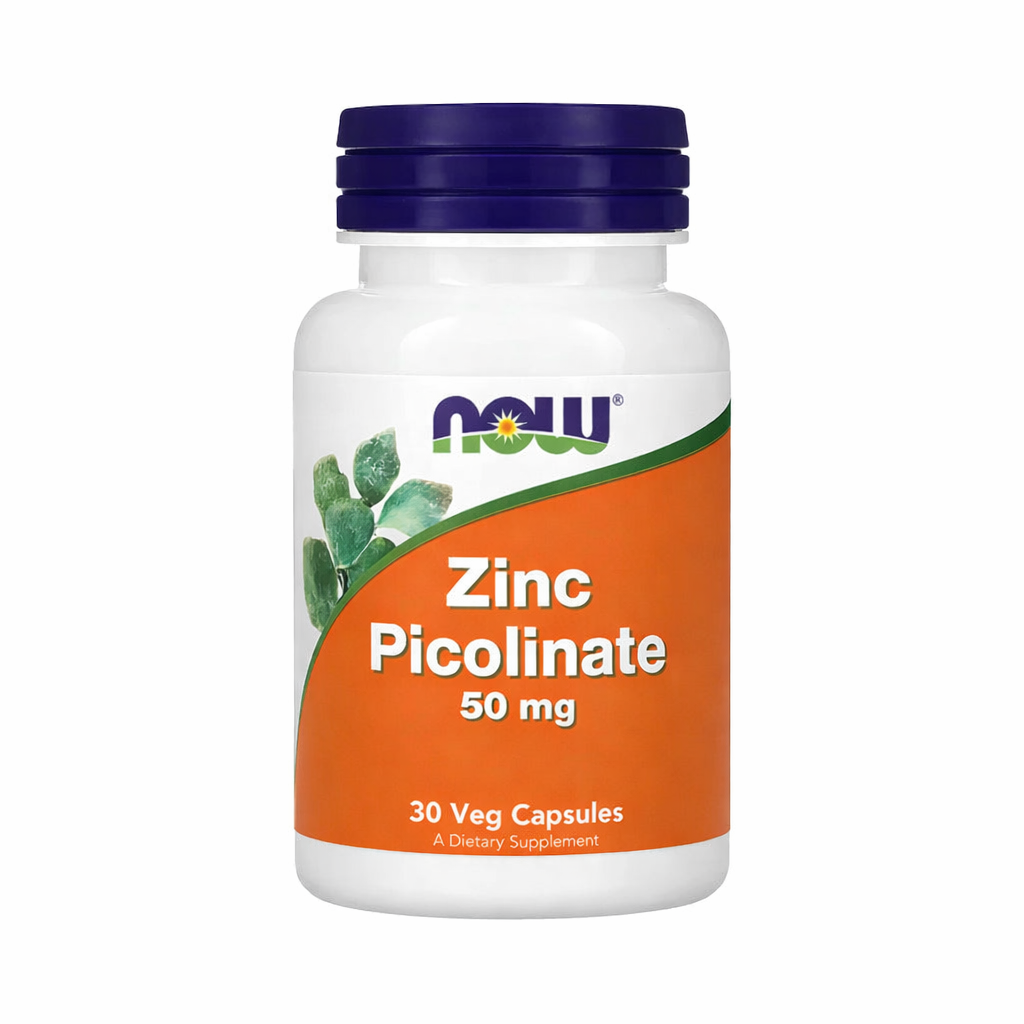 Now Zinc Picolinate 50mg // Immune Support Now Foods 30 Veg Capsules NTS Newtown Supplement Store Sydney