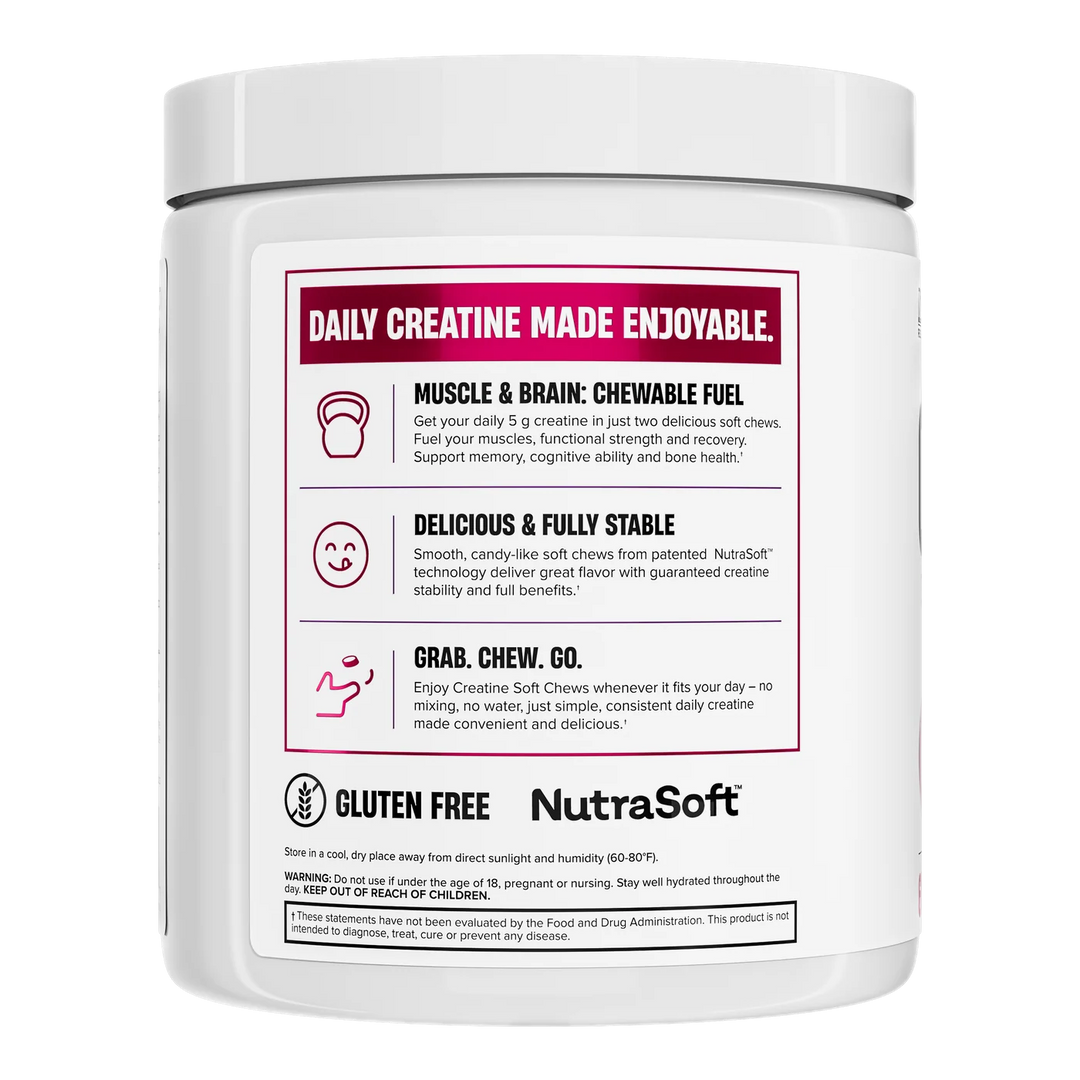 Nutrex Creatine Soft Chews // 60 5g Serves Nutrex Berry Blast NTS Newtown Supplement Store Sydney